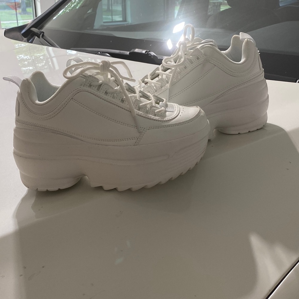 Platform Lace Up Sneakers
